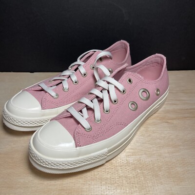 Converse Chuck 70 Metal Rings Women's Sz 8 Lotus Pink Low Top Sneakers A11177C 