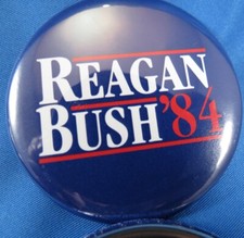 WHOLESALE LOT OF 12 REAGAN BUSH '84 CAMPAIGN BUTTONS pin TRUMP 2020  PRESIDENT