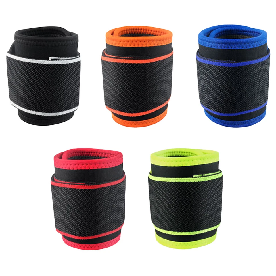 Men Elastic Wristband Adjustable Weightlifting Sports Fitness Running Support  - Image 2 of 4