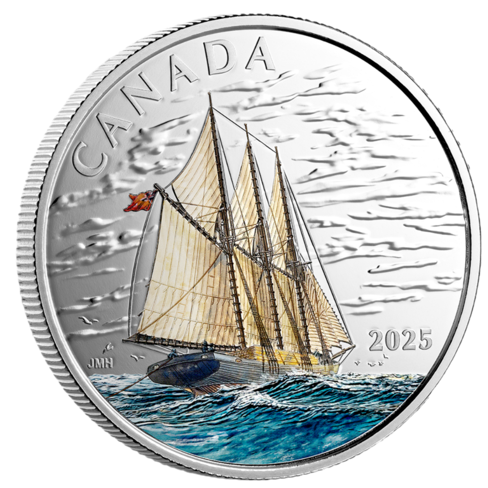 🇨🇦 Canada $15 Dollar Silver Tall Ships, Bluenose Schooner 7-Coin