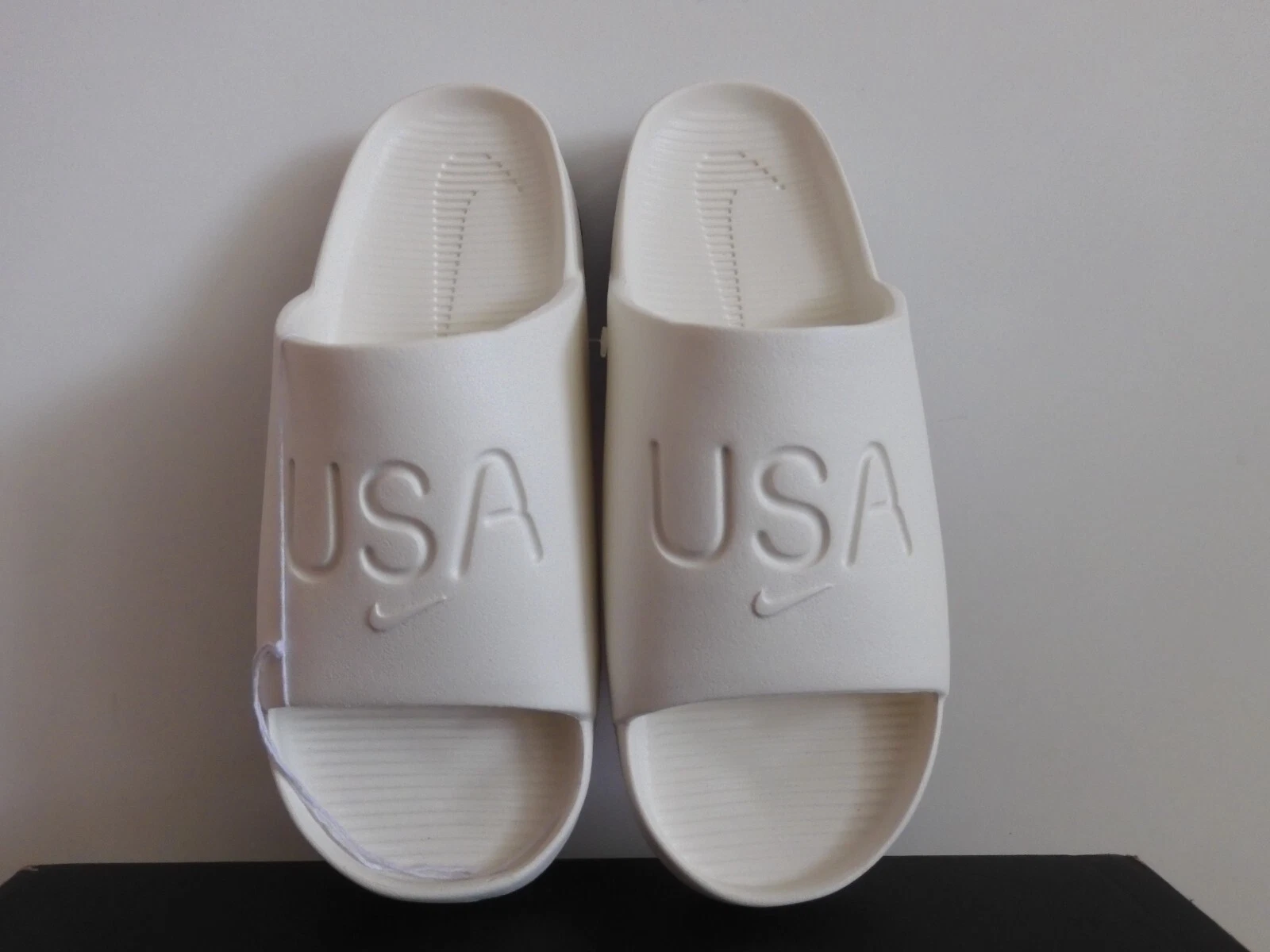 Nike Usa Nike Calm Slide Olympic USA Sail Red Royal da uomo taglia 10 [FV5602 100]