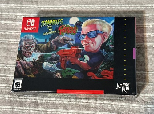 Zombies Ate My Neighbors + Ghoul Patrol Switch Limited Run Games Box Variant New