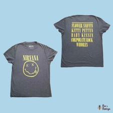 Nirvana ‘Flower Sniffin, Kitty Pettin’...' T-Shirt *Official Merchandise*