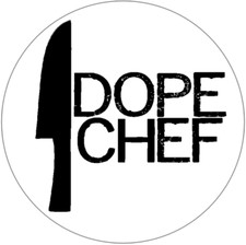 Dope Chef - Kitchen Cook - 10 Pack Circle Stickers 3" x 3"