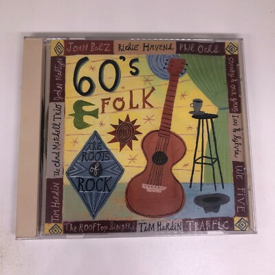 Roots of Rock: 60's Folk by Various Artists (CD, Mar-1996, Rebound Records)