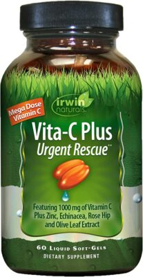 Irwin Naturals Vita C Plus Urgent Rescue 60 Sgels