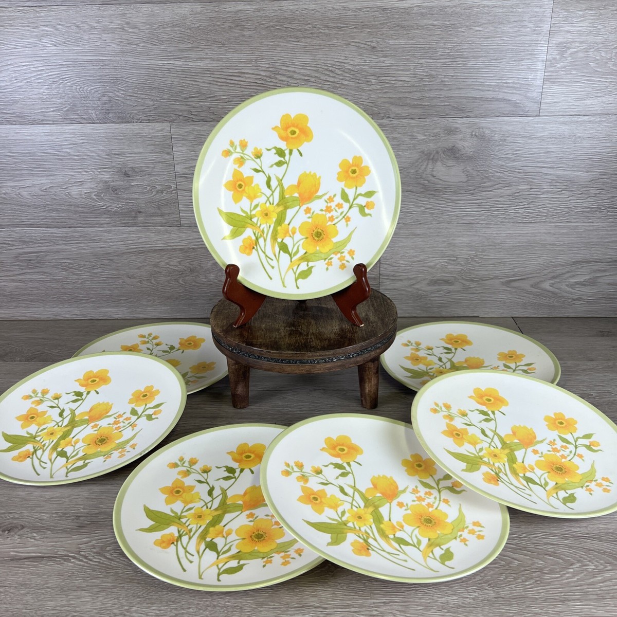 Melamine Plates Melamine Floral Dinnerware Cottage Blue Floral