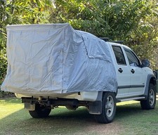 Dual cab ute with canopy  cover, ute tent  for camping, outdoor, fishing