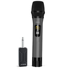 Bietrun Wireless Microphone Only for Mic Input Mic w/Rechargeable Receiver New