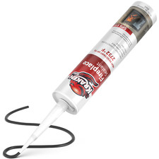 Kraken Bond Fireplace Sealant Heat Resistant Caulk, 10.1oz 1 Pack   Black