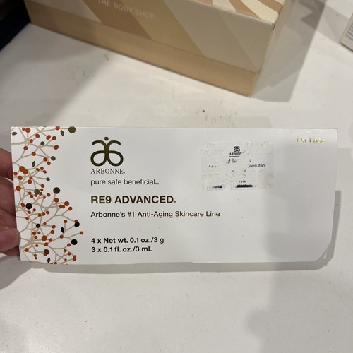 Arbonne RE9 Advanced Skin Care AntiAging Sample Set 7 Pieces .1 oz