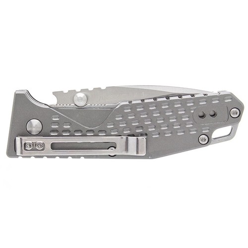 Sanrenmu Taschenmesser 8Cr13MoVStahl Vollmetall Metallgrau Outdoor Survival - 第 1/5 張圖片