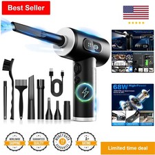 Rechargeable Electric Air Duster - Adjustable Airflow - Lightweight Portable