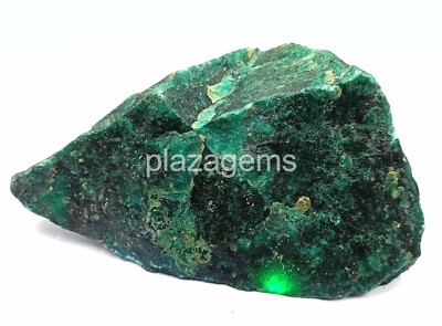 DYED Natural Certified 6668 Ct Colombia Green Emerald Uncut Rough Gemstone 4JUO