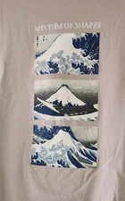 UT Uniqlo Rhythm Of Shapes Museum Of Fine Art Boston Beige Small T Shirt Tee