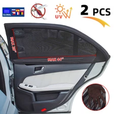 2X for TOYOTA Car Side Window Sunshade Sun Shade Cover Visor Mesh Screen Shield