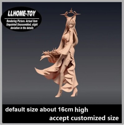 Game Sunaokami Shiroko Wolf Girl Resin 3D Print GK Figure DIY Model Unpainted