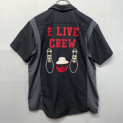 RED KAP Men Short Sleeve Button Shirt Size XL X-Large 2 Live Crew B374 -10
