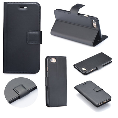 ^ Forcell Flexi Book Case Kunstleder Cover Schale FÜR Samsung S9 Plus Schwarz