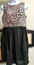 ann taylor loft Leopard Print Sleeveless Dress NWT