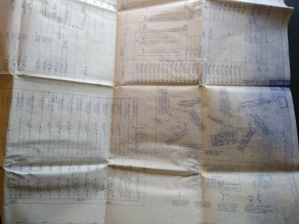 Vanguard Deluxe Arcade Wiring Diagram Schematic 1958 Rifle Gun Game - Image 4 of 4
