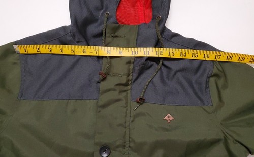 L.R.G Men's Windbreaker Jacket Green/Gray Sz S - L134021 (PRE-OWNED) - Picture 6 of 12