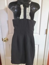 LC Lauren Conrad Sleeveless Black Dress for Women Sz 6 - NWT $64