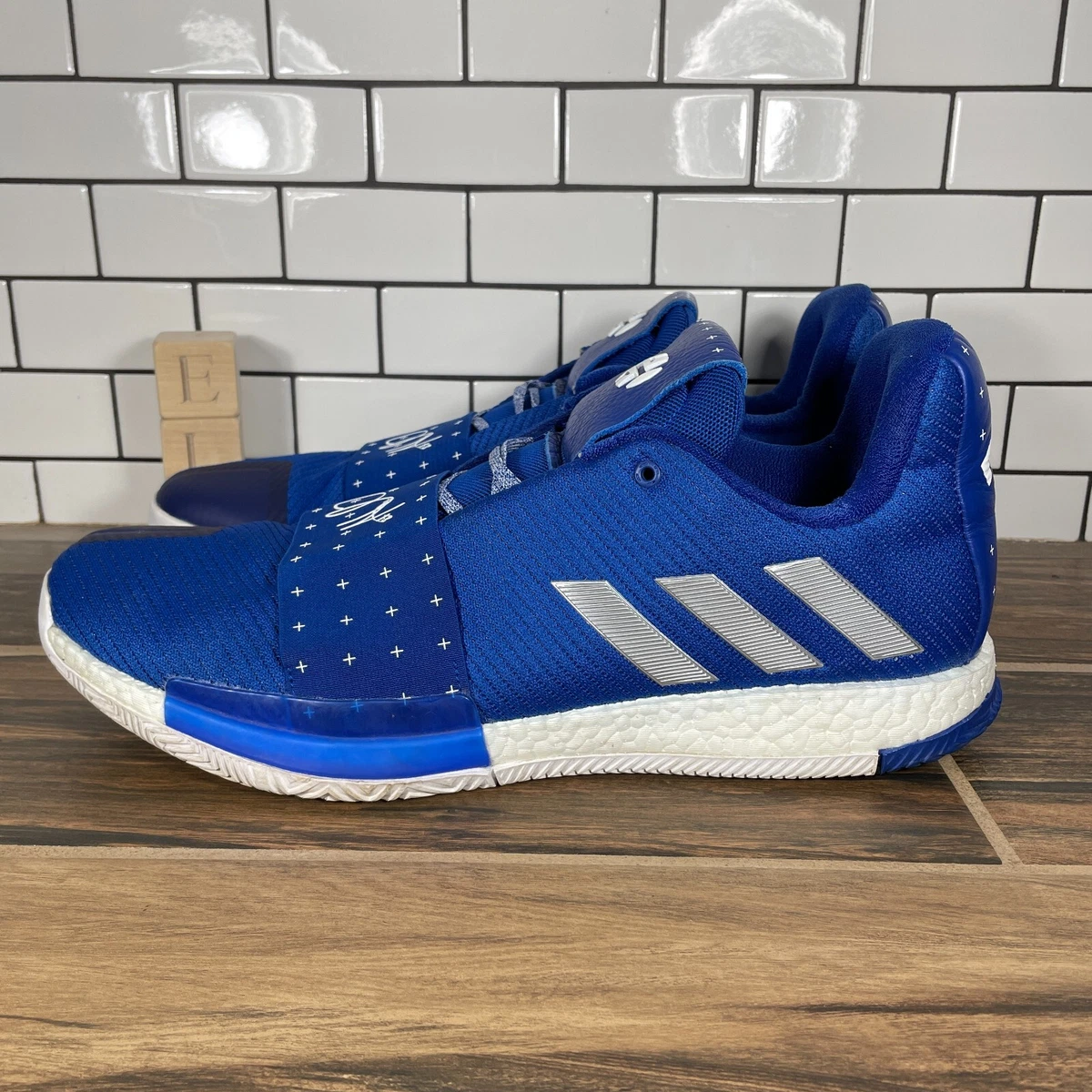 adidas Harden Vol 3 Mens Sz 18 Shoes Blue Lucky XIII Boost
