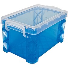 3 Pack - Storage Studios Super Stacker Storage Box-3.6"X4"X6.5" Assorted Colors