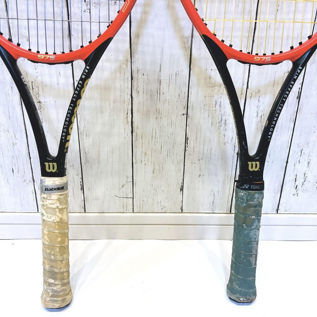 Wilson Pro Staff 97S spin 2本セット テニスラケット Wilson ウイルソン 「PRO STAFF 97S プロスタッフ97S WRT731610