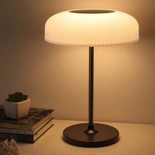 Solar LED Cordless Table Lamp Portable 4000mAh Rechargeable Bedside Table Lam...