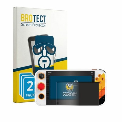 2x Blickschutz Folie für My Arcade Atari Gamestation Go Portable Displayschutz 