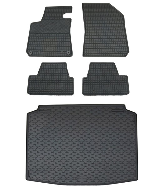 Gummi FußMatten Kofferraumwanne FüR Peugeot 308 2013-2021 Im Set Gummimatten-image