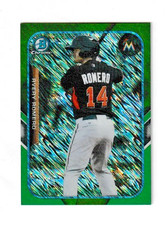 2015 Bowman Chrome Farm's Finest Minis Green Refractors #FFM-ARO Avery Romero