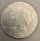 1935 Peace Silver Dollar - Philadelphia Mint