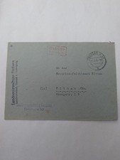 Alliierte Besetzung Geb&uuml;hr Bezahlt Beleg Firmenpost Brief Dresden