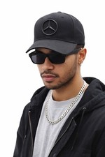 Mercedes AMG Petronas F1 Team Black Baseball Cap Hat Official Logo Adult. UK