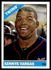 Kennys Vargas 2015 Topps Heritage #165 Minnesota Twins 26517 Baseball Card