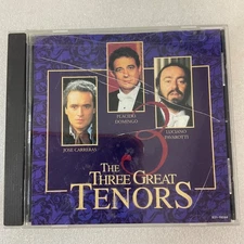 The Three Great Tenors Music CD Carreras Domingo Pavarotti