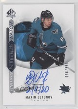 2020-21 SP Authentic Future Watch Inscriptions 36/50 Maxim Letunov 2 4 Auto 5m5