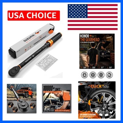 Torque Wrench 1/2 Drive 10-170 Ft. Lb/ 14-231 N.m ±3% High Accuracy Torque Wr...