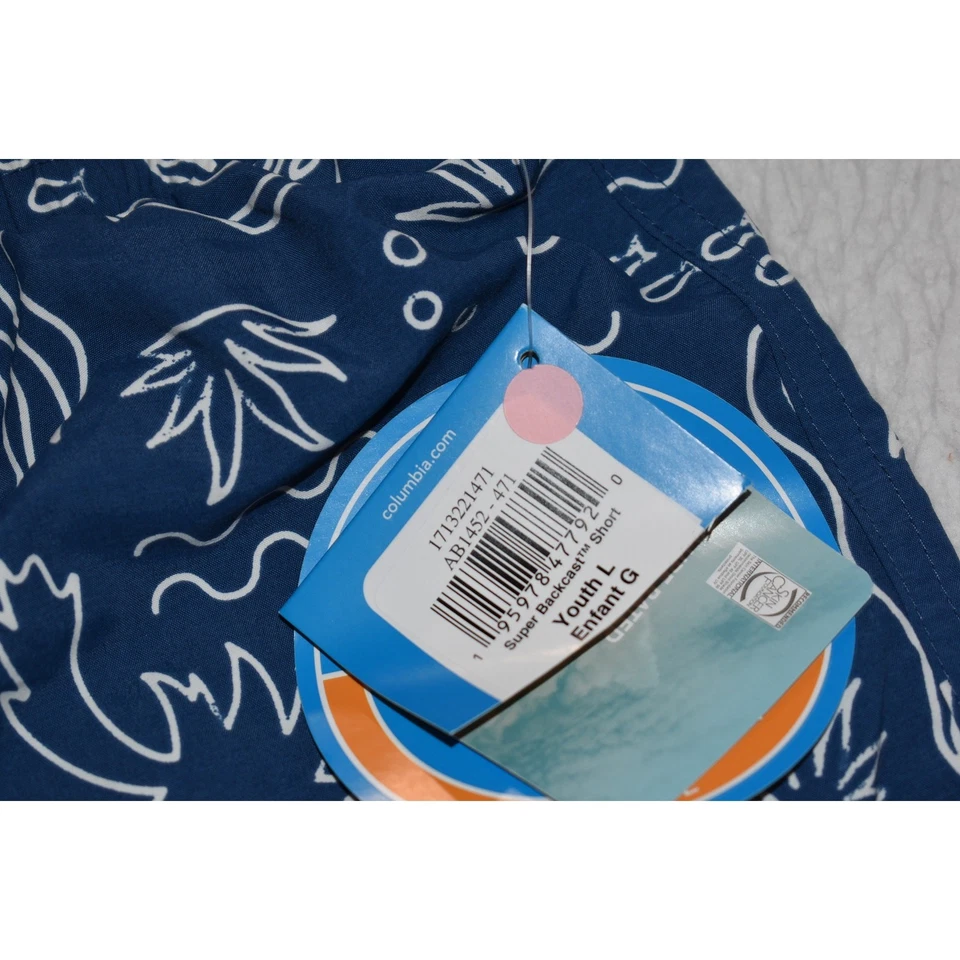 Columbia PFG Bañador Pantalones Cortos Niños Talla Grande Rendimiento Equipo de Pesca NUEVO Foto 3 de 4