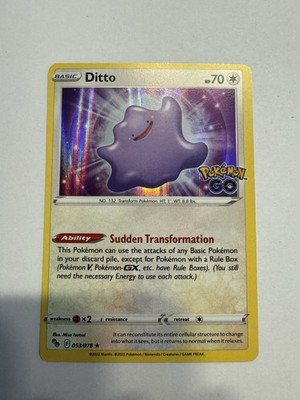 Pokemon Ditto | 053/078 Holo Pokemon GO | Englisch - Holo  
