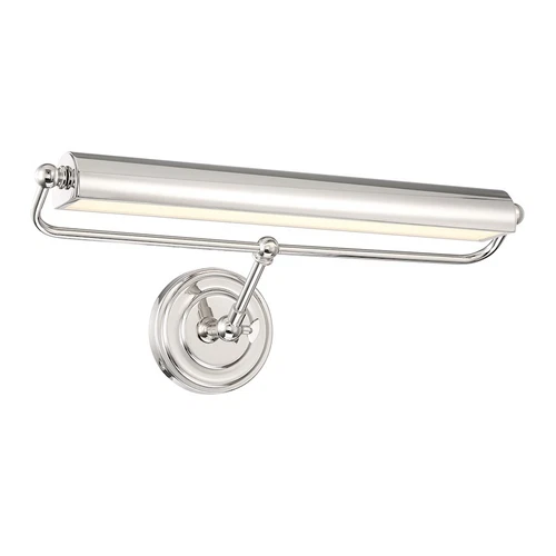 Crystorama Miller Integrated LED Picture Light, Polished Nickel - MLR-202-PN - Picture 1 of 1