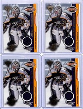 (4) Lot 2000-01 Pacific Private Stock Titanium Draft Mike Dunham Jersey #/1,020