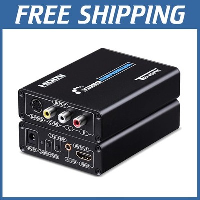 AV CVBS S-Video to HDMI Converter Support 1080P**