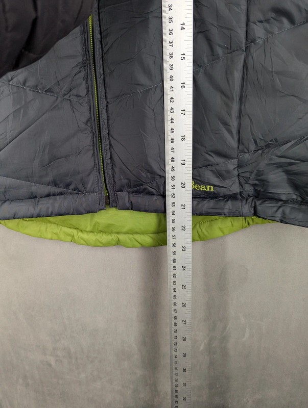 L.L. Bean Down Filled Puffer Gilet Vest Size Small Reversible image 7