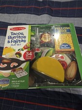 Melissa Doug 34 Piece Tacos Burritos Fajitas Playset Factory Rare New