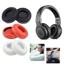1Pair Leather Earpads Ear Cushion Cover for Beats By Dr. Dre Pro Detox Headphone