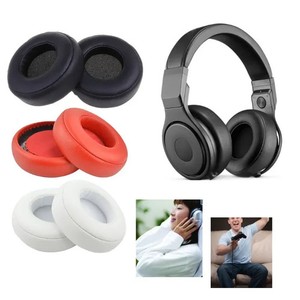 1Pair Coussin d'oreilles en cuir Couverture pour les battements par Dr. Dre Pro Casque de désintoxication